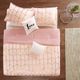 Olliix by Intelligent Design Raina Blush and Gold King/California King Metallic Printed Comforter Set-3