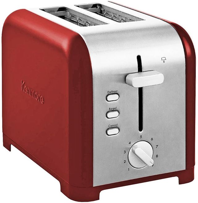 Kenmore® 2 Slice Red and Stainless Steel Toaster-0