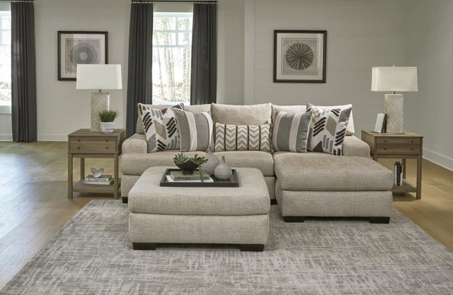 Albany Industries 2-Piece Clash Buff Right-Arm Facing Chaise Sectional-1