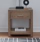 Liberty Furniture Corso Concrete End Table with Natural Base-1