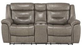 Mazin Furniture Kennett 2 Piece Brownish Gray Sofa/Loveseat Set-2