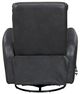 Homelegance® Dimitri Gray Manual Swivel Glider Reclining Chair-4