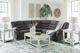 Signature Design by Ashley® Partymate 2-Piece Slate Manual Reclining L-Shape Sectional-2
