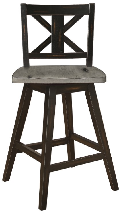 Homelegance Amsonia Swivel Counter Height Chair - Thumbnail 3