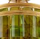 Currey & Company Vintner Contemporary Gold Leaf/Green Semi-Flush Lighting-3