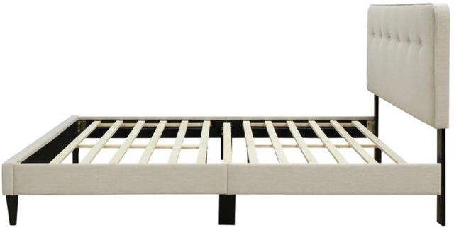Bernards Amelia Beige Twin Panel Bed with USB Port-2