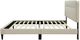 Bernards Amelia Beige Twin Panel Bed with USB Port-2