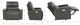 La-Z-Boy® Maddox Sable Power Reclining Chair and a Half with Headrest-2