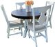 Vintage Furniture Tiffany 5-Piece Dining Table Set-0