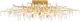 Currey & Company Aviva Stanoff Forest Light Washed Lucerne Gold Semi-Flush Lighting-0