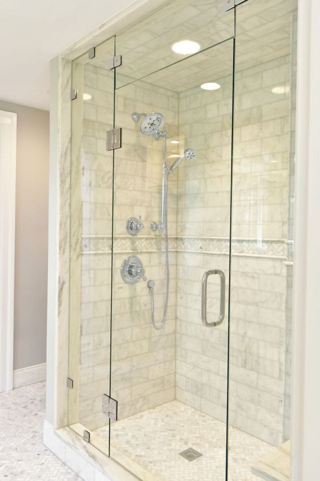 Brizo Essential™ Polished Chrome 7" Classic Wall Mount Shower Arm and Flange-3