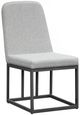 Intercon Navarro 6-Piece Mocha Aluminum/Fabric Outdoor Dining Table Set-3