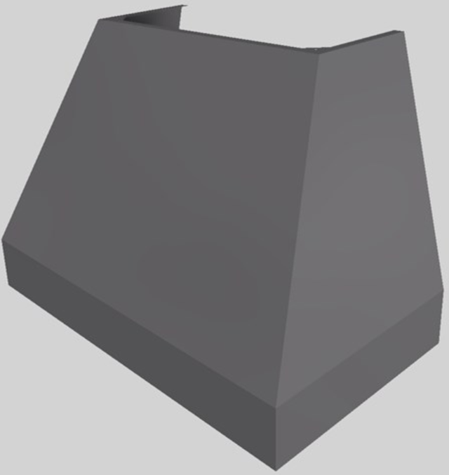 Vent-A-Hood® Designer Series 42" Gunsmoke Wall Mounted Range Hood-3