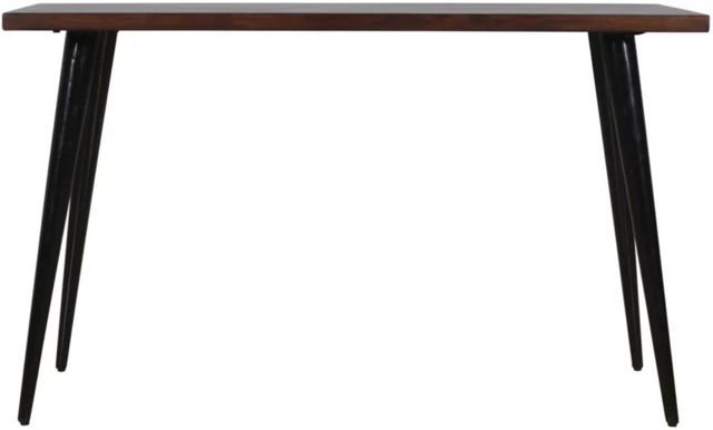Jofran Inc. Prelude Walnut Sofa Table with Black Base-3