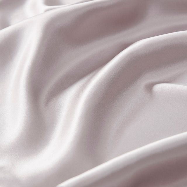 Olliix by Madison Park Silk 100% Mulberry Single Pink King Pillow Case-2