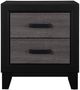 Global Furniture USA Lisbon 4-Piece Black/Gray Queen Panel Bedroom Set-4