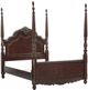 Homelegance® Deryn Park Cherry Queen Poster Bed-0