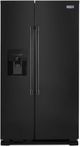 Maytag® 36" 24.5 Cu. Ft. Black Side By Side Refrigerator-0