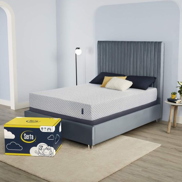 Serta® Sheep Retreat™ Gel Memory Foam Medium Tight Top Queen Mattress in Box-6