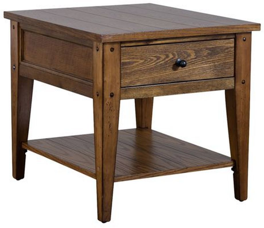 Liberty Furniture Lake House Oak End Table Liddiard Home Furnishings