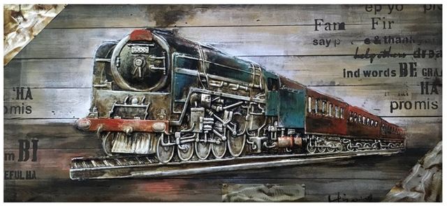 YHD Full Steam Ahead II Wall Art-0