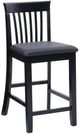 Linon Torino Black Mission Counter Stool-0