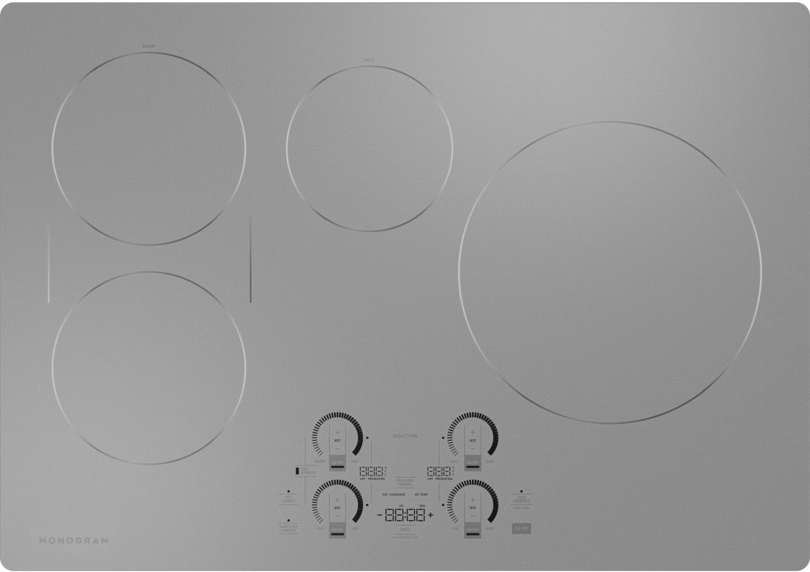 Monogram® 30" Silver Induction Cooktop