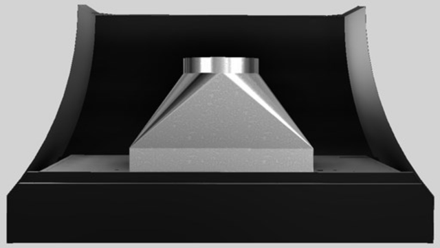 Vent-A-Hood® Designer Series 54" Black Wall Mounted Range Hood-3