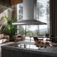 Faber Hoods Dama Isola 36'' Stainless Steel Island Range Hood-1