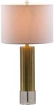 A & B Home Brass/Clear Lamp-2