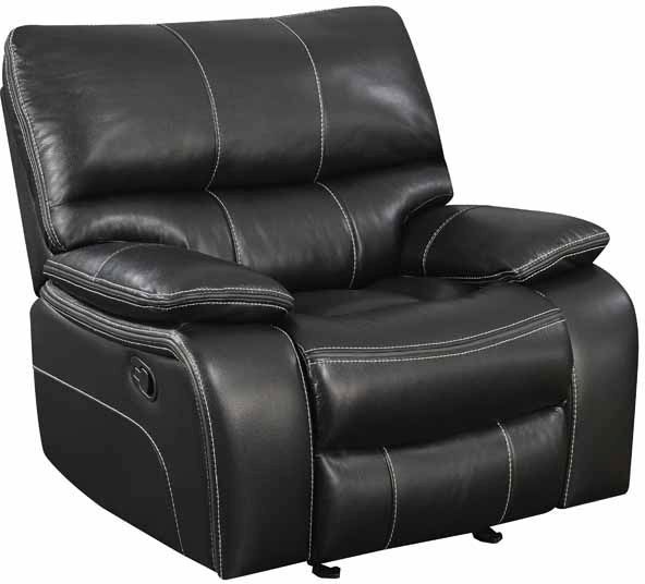 Coaster® Willemse 3-Piece Black Reclining Living Room Set-1