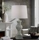 Stylecraft Bullwell Grey/White Table Lamp -1