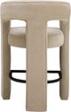 TOV Furniture Malone Taupe Chenille Counter Stool-5