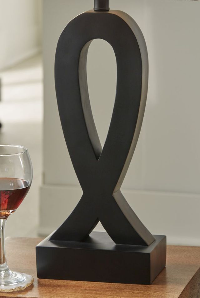 Signature Design by Ashley® Markellton Poly Black Table Lamp-3