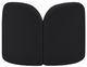 Meridian Furniture Daphne Black Chenille Fabric Accent Chair-3