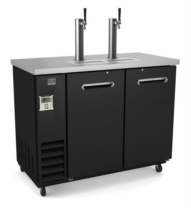 Kelvinator® Commercial 12.5 Cu. Ft. Black Beer Kegerator -0