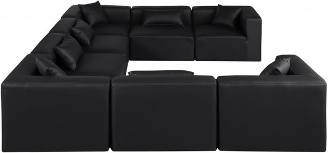 Meridian Furniture Cube 8-Piece Black Modular Sectional-1