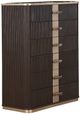 Michael Amini® West Kensington Medium Espresso Highboy Chest-0