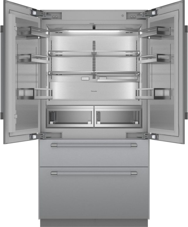 Thermador® Freedom® 42" 22.3 Cu. Ft. Stainless Steel Built-In French Door Refrigerator-1
