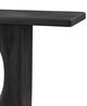 Bassett Mirror Compass Sandblasted Black Console Table-1