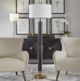 Uttermost® Summit Black/Gray Floor Lamp-1