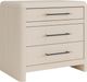 Modus Furniture Wallen White Sand 3-Drawer Nightstand-0