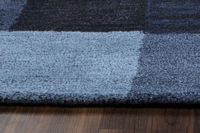 Rizzy Home Colours Blue 2'6" x 8' Runner Rug-2