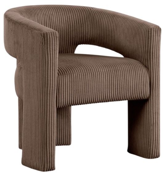 Meridian Furniture Riz Brown Upholstered Accent Chair-0