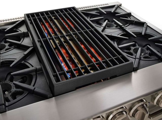 BlueStar® Platinum Series 60" Stainless Steel Liquid Propane Gas Rangetop-1