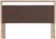 Signature Design by Ashley® Hollymount Brown/Tan King Upholstered Panel Headboard-1