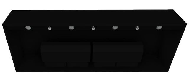 Vent-A-Hood® 66" Black Wall Mounted Range Hood-2