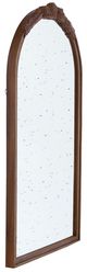 A & B Home Bingley Brown Hand Carved Rose Mirror-0