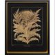 Stylecraft Cardoon flower Black/Gold Wall Art-0