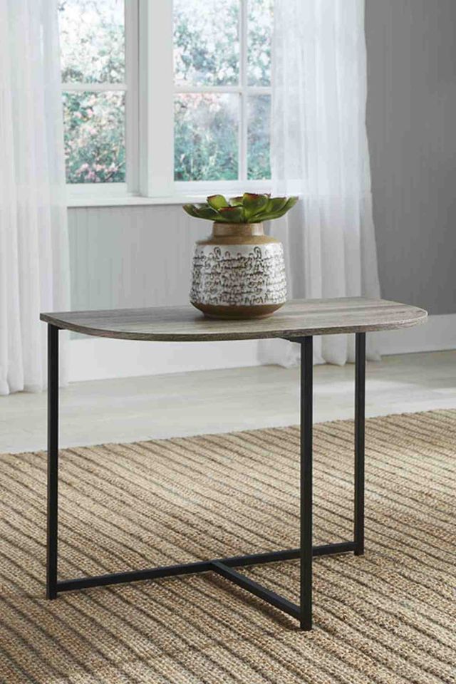 Signature Design by Ashley® Wadeworth Taupe Chair Side End Table-3